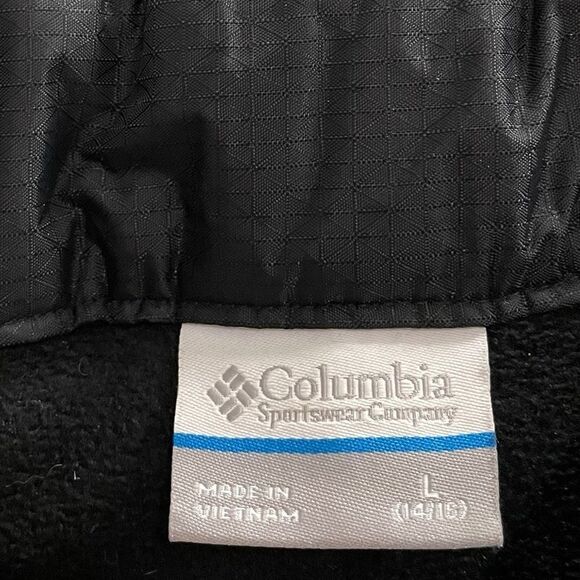 Columbia Black Snow Pants Size Large (14/16) - Picture 8 of 8